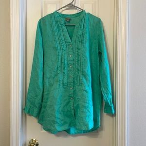 100% Linen J. Jill tunic